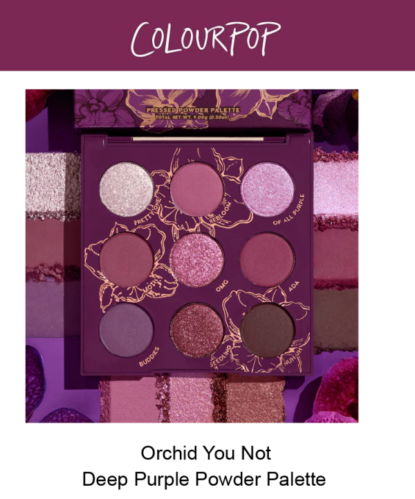 Orchid You Not Deep Purple Powder Palette
