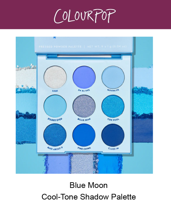 Blue Moon Cool-Tone Shadow Palette