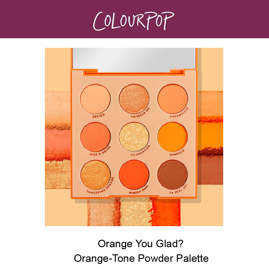CP-Palettes (7) Orange You Glad? Orange-Tone Powder Palette - Image 1