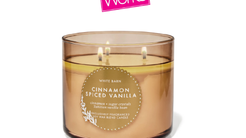 White Barn Cinnamon Spiced Vanilla 3-Wick Candle