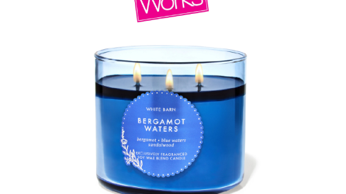 White Barn Bergamot Waters 3-Wick Candle
