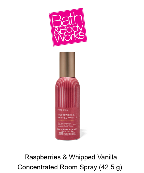Raspberries & Whipped Vanilla Concentrated Room Spray