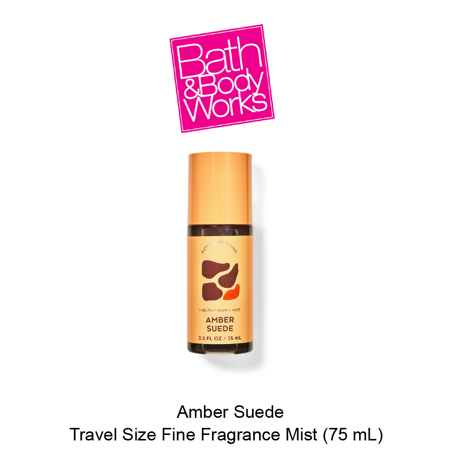 BB Travel Size Fine Fragrance Mist Feb-13- 2025-14 Amber Suede Travel Size Fine Fragrance Mist - Image 1