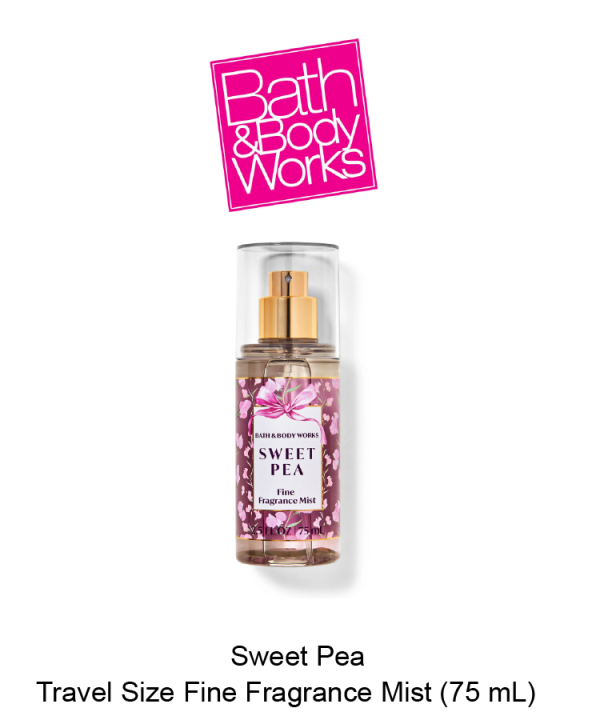 Sweet Pea Travel Size Fine Fragrance Mist