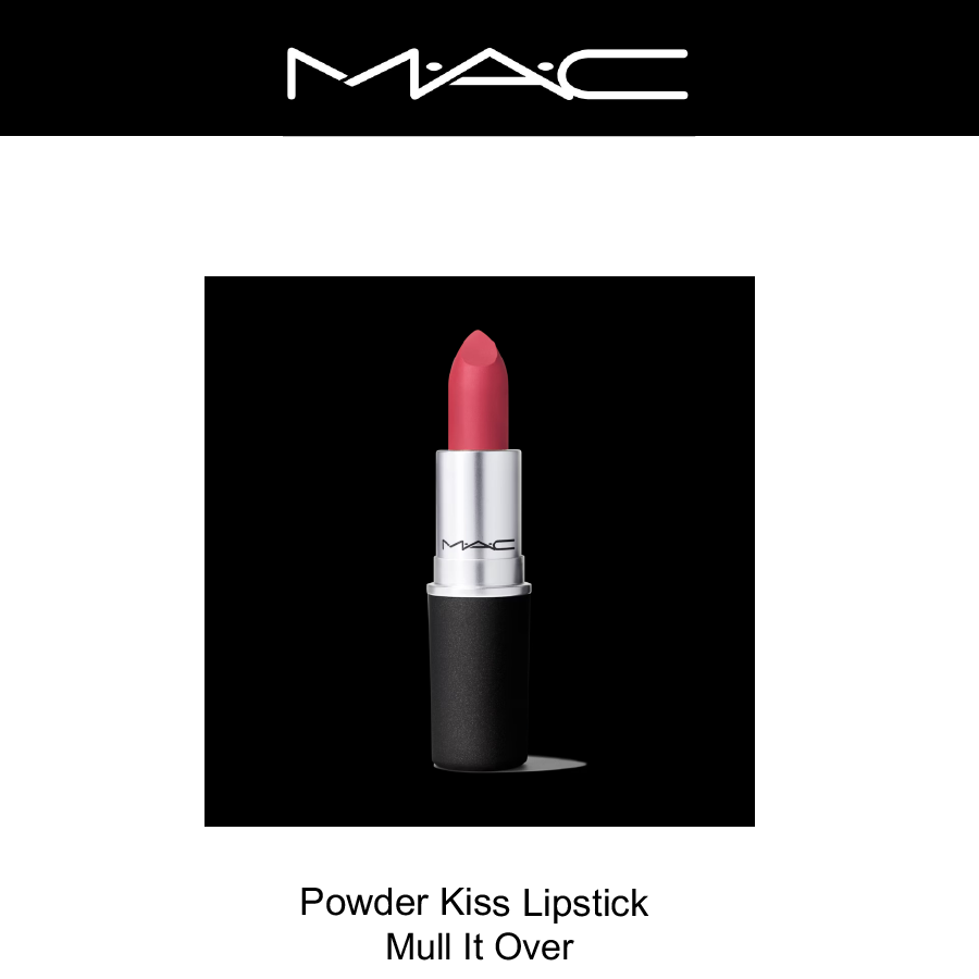 MAC Lipstick Feb-20-2025-07 POWDER KISS LIPSTICK- Mull It Over - Image 1