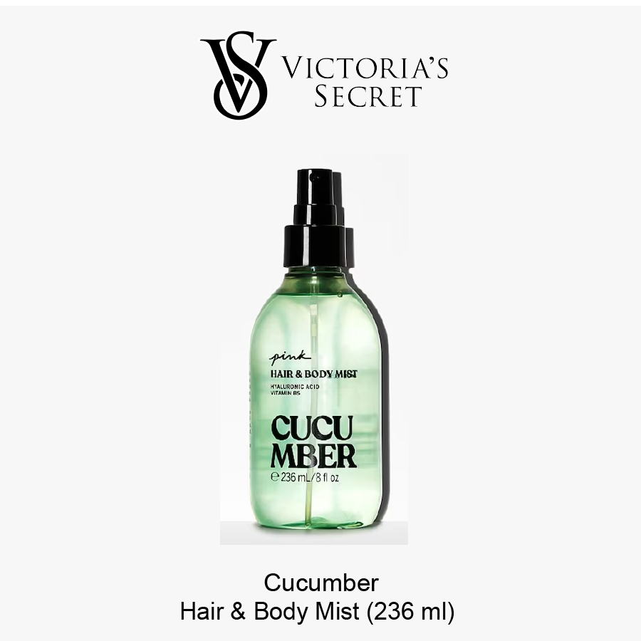 VS Pink Hair & Body Mist Feb-15-2025-03 BODY CARE Cucumber Hair & Body Mist - Image 1