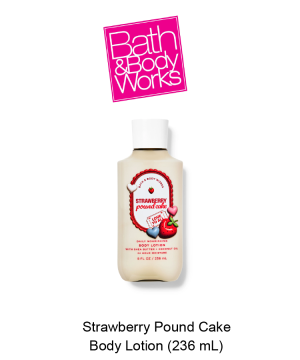 Strawberry Pound Cake Body Lotion