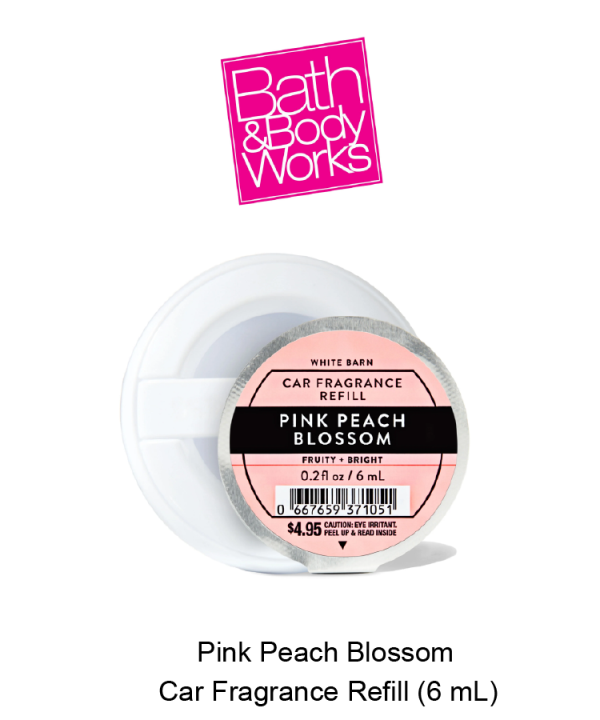 Pink Peach Blossom Car Fragrance Refill