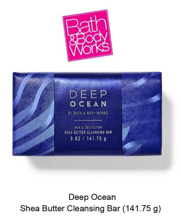 Mens Deep Ocean Shea Butter Cleansing Bar