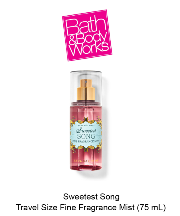 Sweetest Song Travel Size Fine Fragrance Mist
