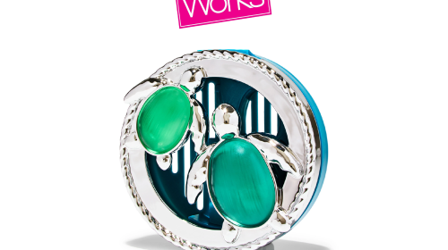 Tiny Sea Glass Turtles Car Fragrance Holder