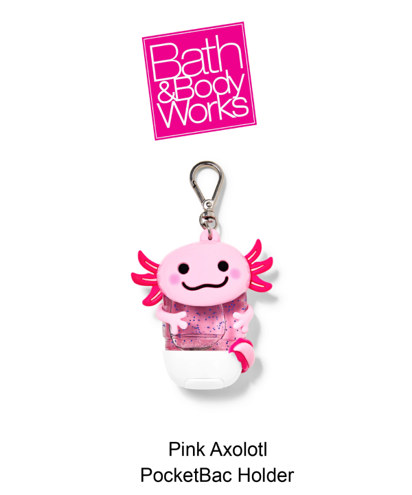 Pink Axolotl PocketBac Holder