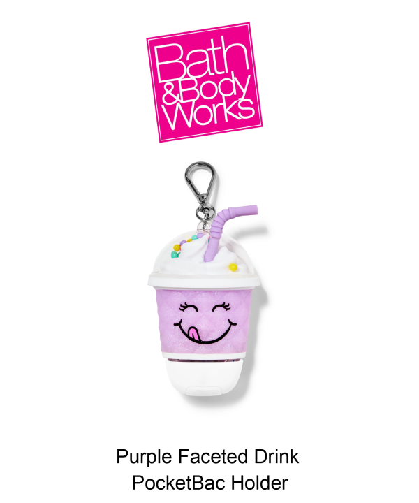 Purple Faceted Drink PocketBac Holder