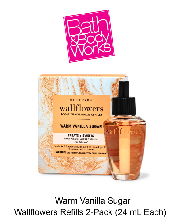 Warm Vanilla Sugar Wallflowers Refills 2-Pack
