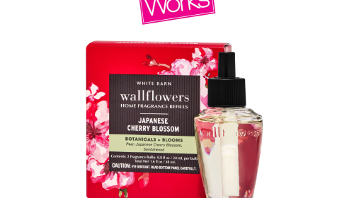 Japanese Cherry Blossom Wallflowers Fragrance Refills, 2-Pack