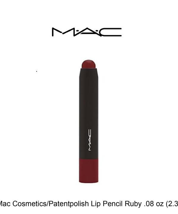 Mac Cosmetics- Patentpolish Lip Pencil Ruby .08 oz (2.3 ml)
