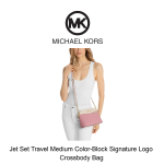Jet Set Travel Medium Color-Block Signature Logo Crossbody Bag - Image 3