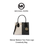 Mercer Medium Two-Tone Logo Crossbody Bag