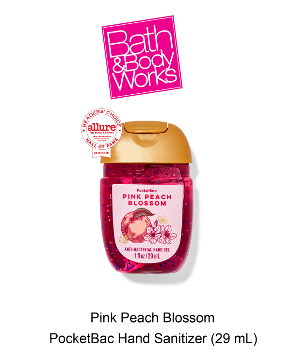 Pink Peach Blossom PocketBac Hand Sanitizer