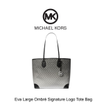 Eva Large Ombré Signature Logo Tote Bag