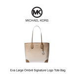 Eva Large Ombré Signature Logo Tote Bag