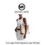 Eva Large Ombré Signature Logo Tote Bag - Image 3