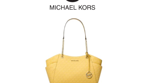 Jet Set Large Signature Logo Shoulder Bag