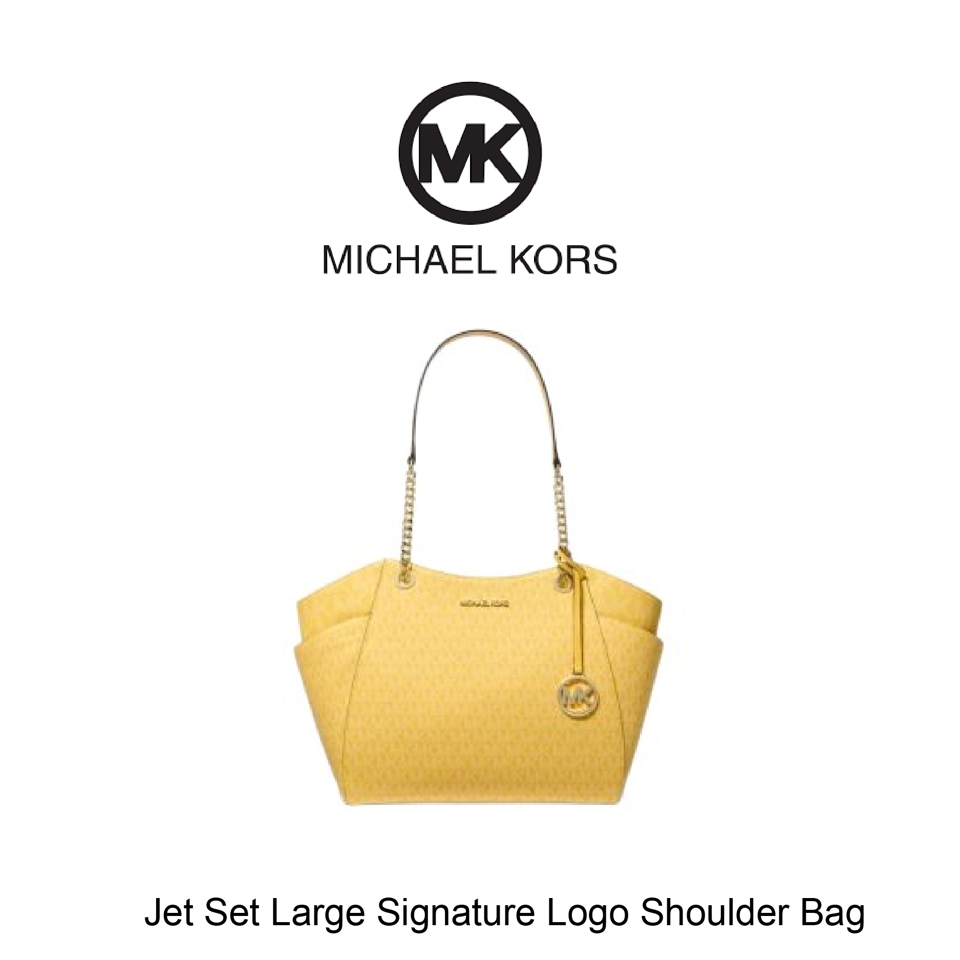 MICHAEL KORS Bags June-30-2025-13 Jet Set Large Signature Logo Shoulder Bag - Image 1