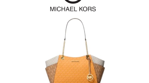 Jet Set Large Color-Block Signature Logo Tote Bag