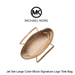 Jet Set Large Color-Block Signature Logo Tote Bag - Image 2