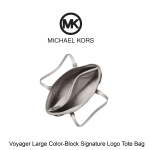 Voyager Large Color-Block Signature Logo Tote Bag - Image 2