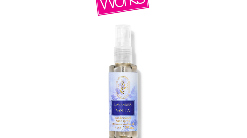 Aromatherapy Lavender Vanilla Hand Sanitizer Spray