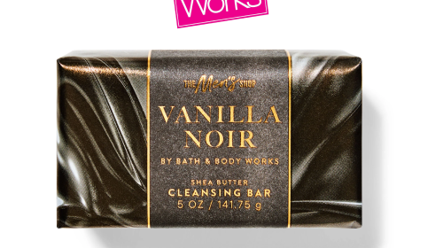 Men's Vanilla Noir Shea Butter Cleansing Bar