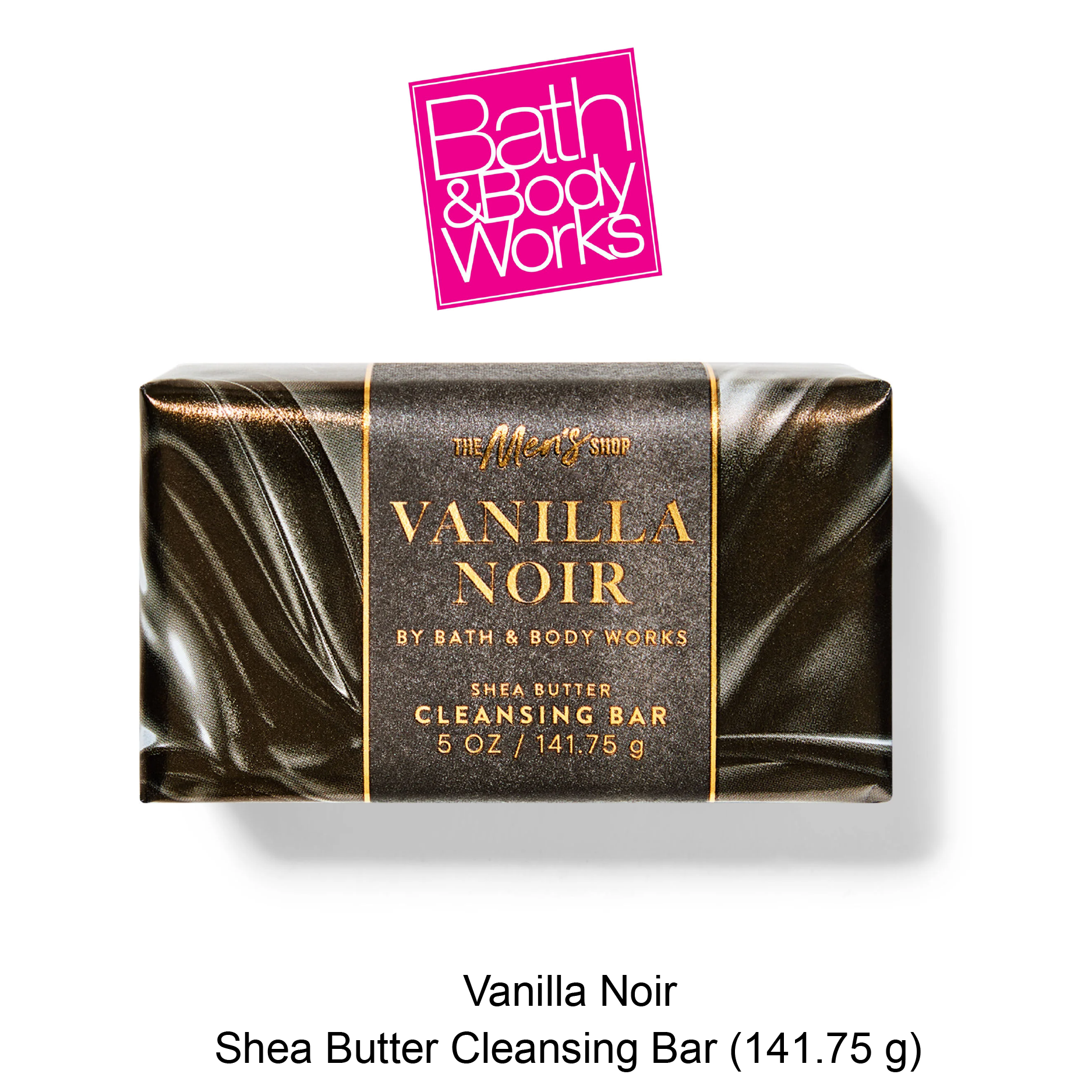 BB Mens Shea Butter Cleansing Bar Aug-05-2025-04 Men's Vanilla Noir Shea Butter Cleansing Bar - Image 1