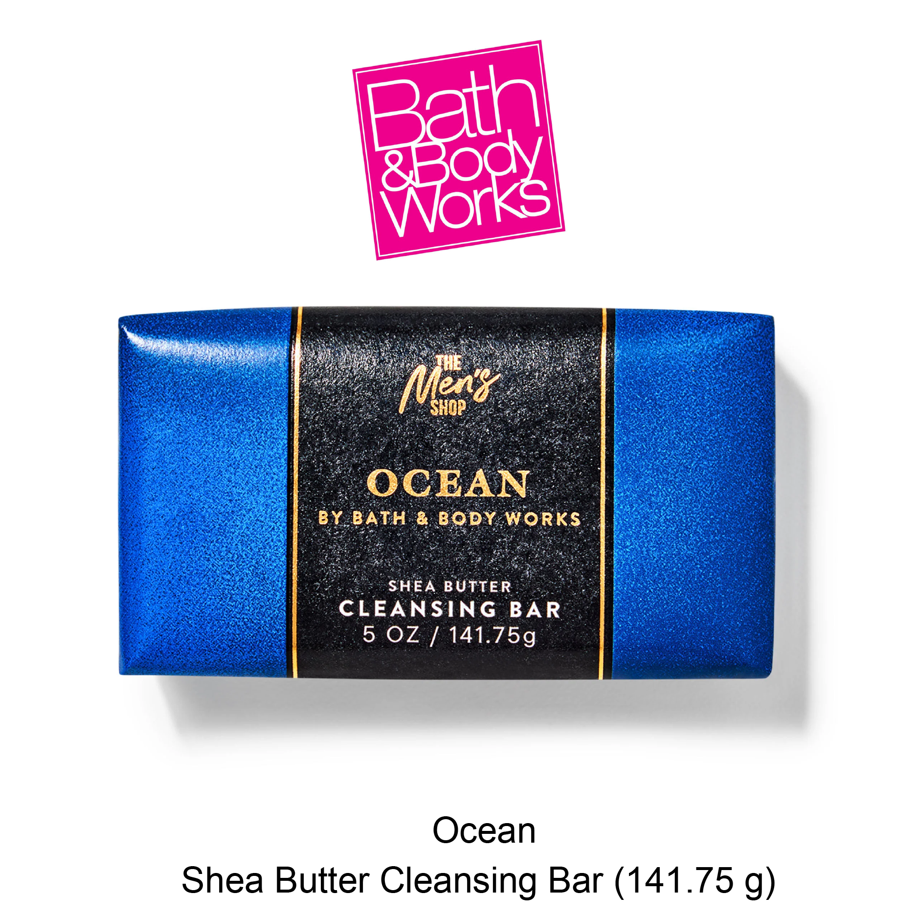 BB Mens Shea Butter Cleansing Bar Aug-05-2025-06 Men's Ocean Shea Butter Cleansing Bar - Image 1