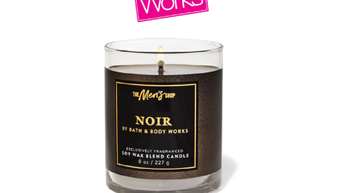 Men's Noir Single Wick Candle