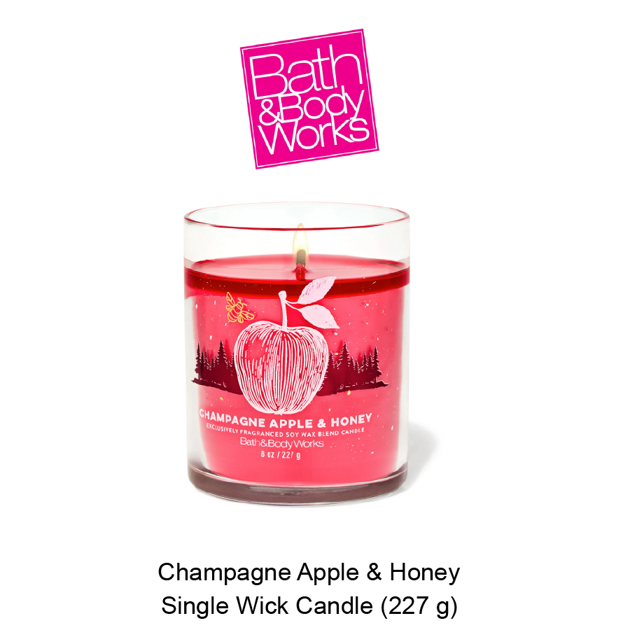 BB Single Wick Candle Aug-17-2025-03 Champagne Apple & Honey Single Wick Candle - Image 1
