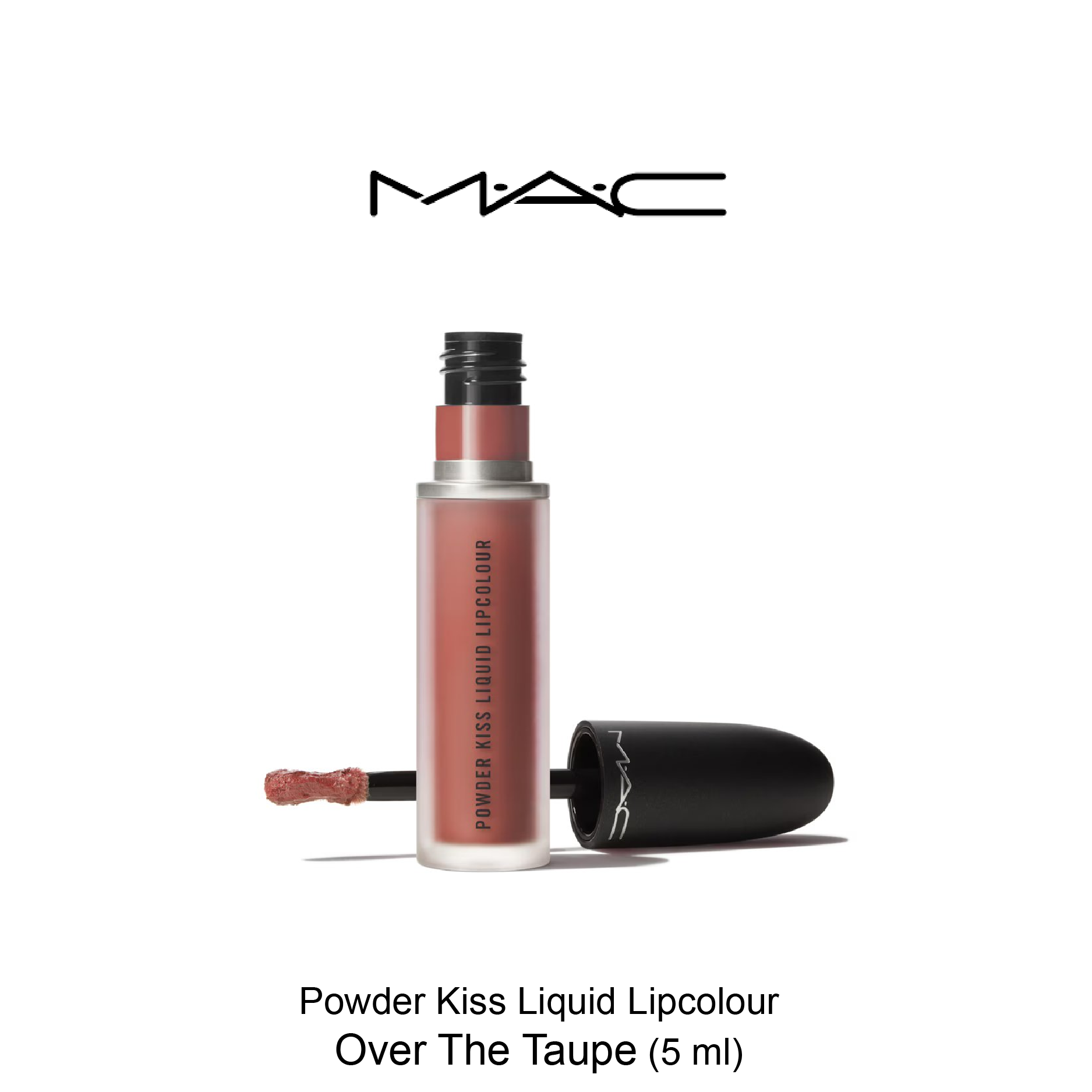 MAC Powder Kiss Liquid Lipcolour Aug-05-2025-114 POWDER KISS LIQUID LIPCOLOUR- OVER THE TAUPE - Image 1