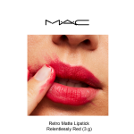 RETRO MATTE LIPSTICK- RELENTLESSLY RED - Image 3