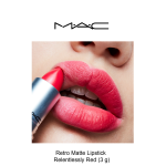 RETRO MATTE LIPSTICK- RELENTLESSLY RED - Image 4