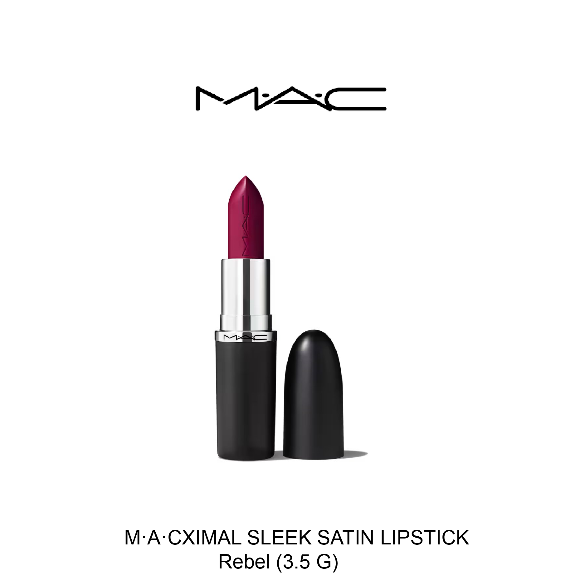 M·A·CXIMAL SLEEK SATIN LIPSTICK Aug-05-2025-09 M.A.CXIMAL SLEEK SATIN LIPSTICK - REBEL - Image 1