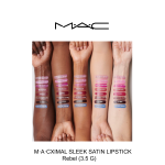 M.A.CXIMAL SLEEK SATIN LIPSTICK - REBEL - Image 3
