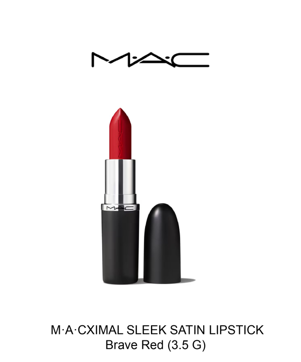 M.A.CXIMAL SLEEK SATIN LIPSTICK - BRAVE RED