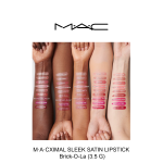 M.A.CXIMAL SLEEK SATIN LIPSTICK - BRICK-O-LA - Image 3
