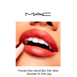 POWDER KISS VELVET BLUR SLIM STICK- DEVOTED TO CHILI - Image 4