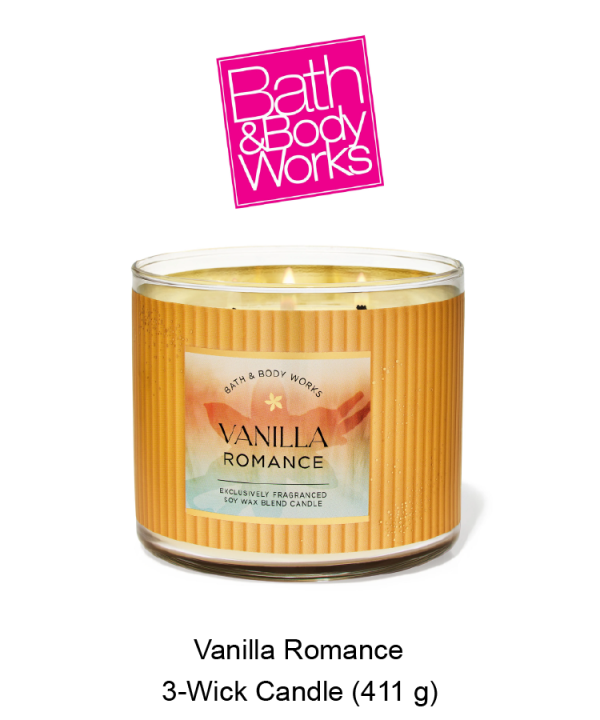 Vanilla Romance 3-Wick Candle