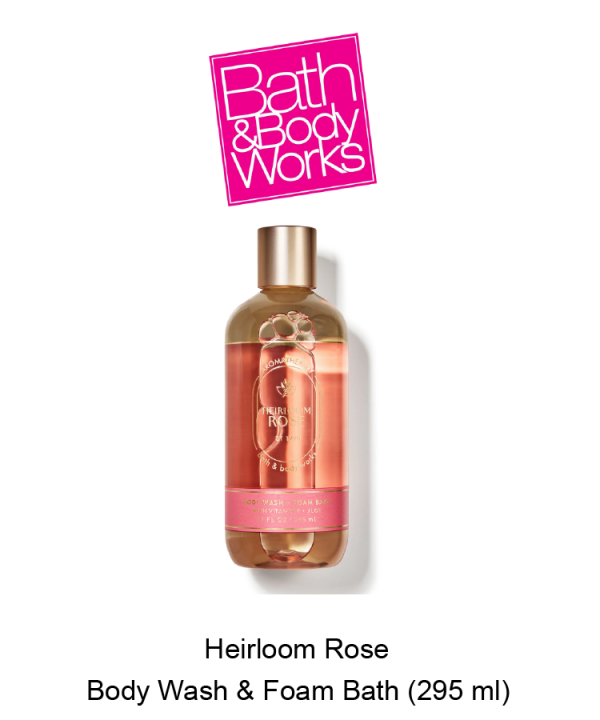 Aromatherapy Heirloom Rose Body Wash & Foam Bath