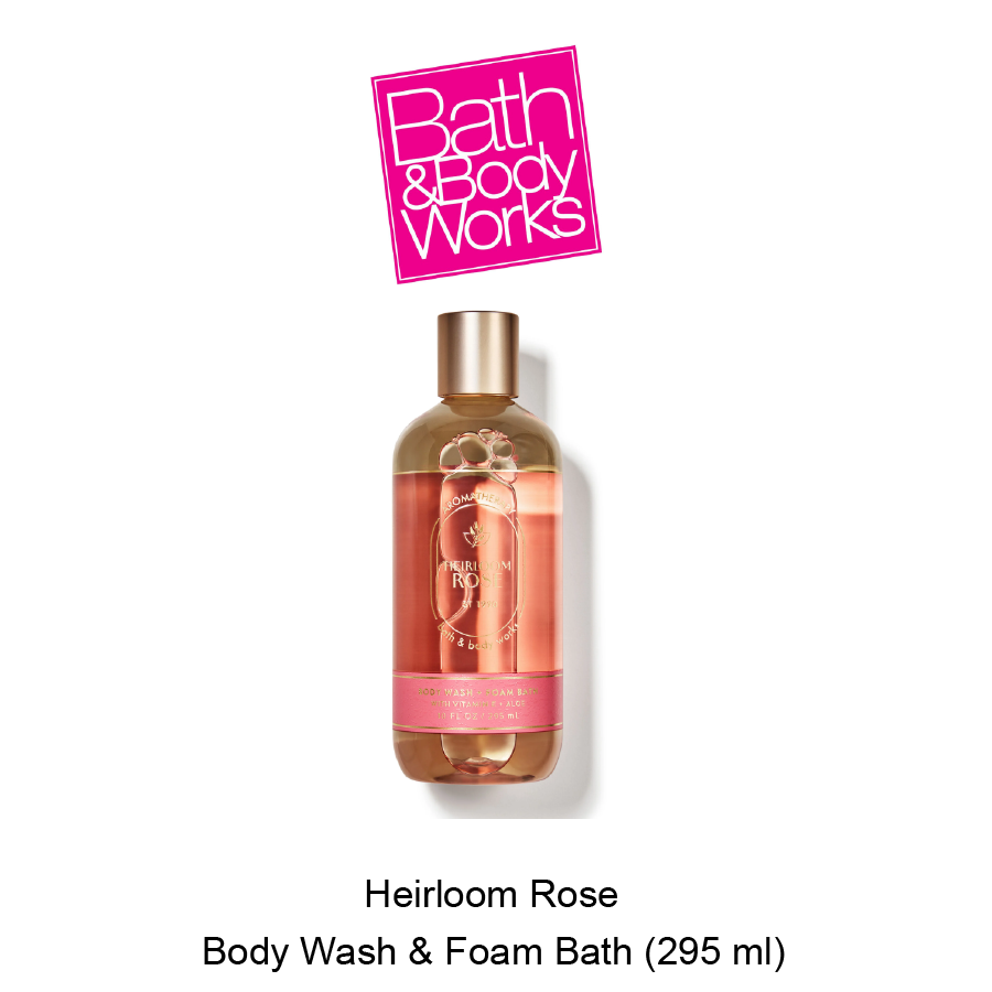 BB Aromatherapy Body Wash & Foam Bath Oct-09-2025-01 Aromatherapy Heirloom Rose Body Wash & Foam Bath - Image 1