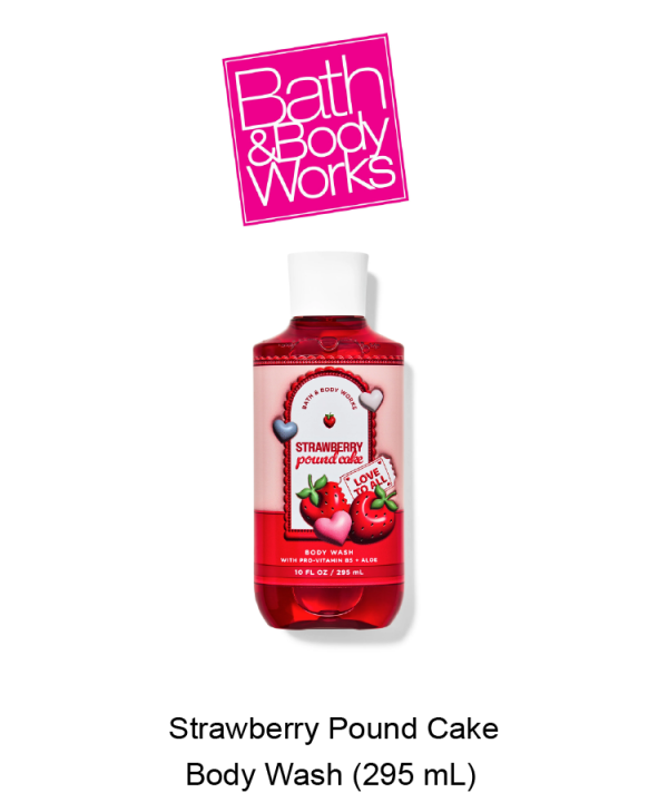Strawberry Pound Cake Shower Gel