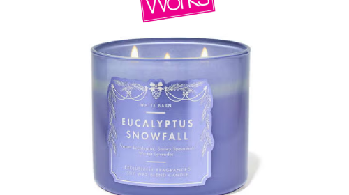 White Barn Eucalyptus Snowfall 3-Wick Candle